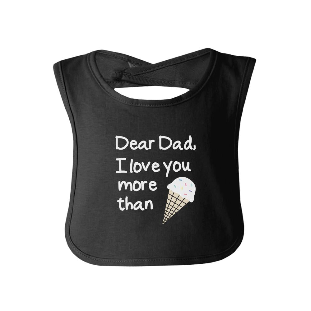 Sweet Dad's Ice Cream Baby Bib